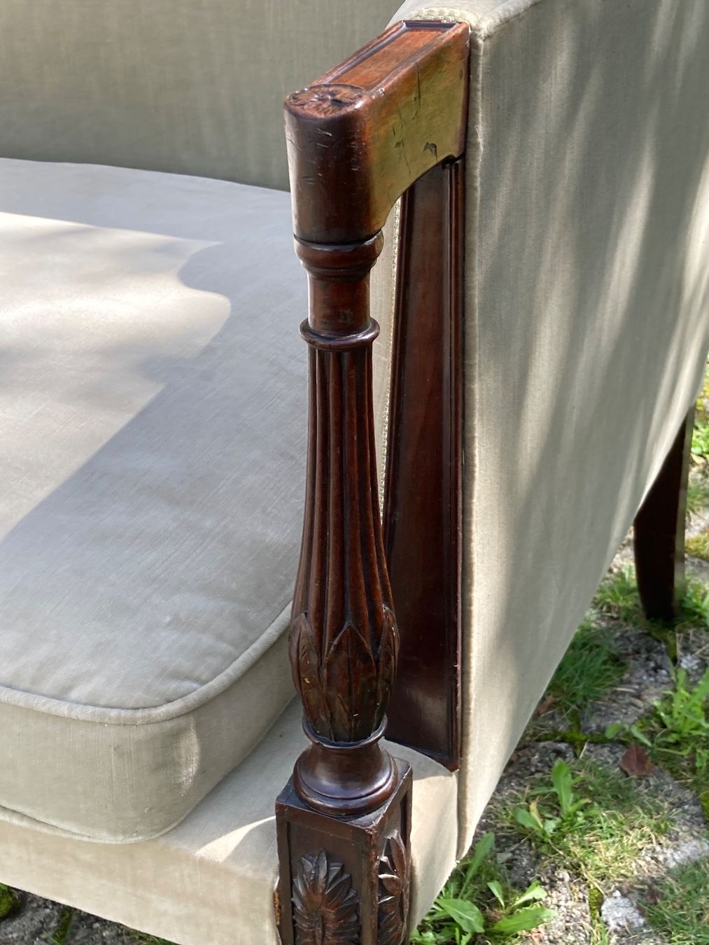 Divani: Sheraton Sofa Mahagoni um 1785 – Usato da Hubersdorf venduto da ltd_data 7