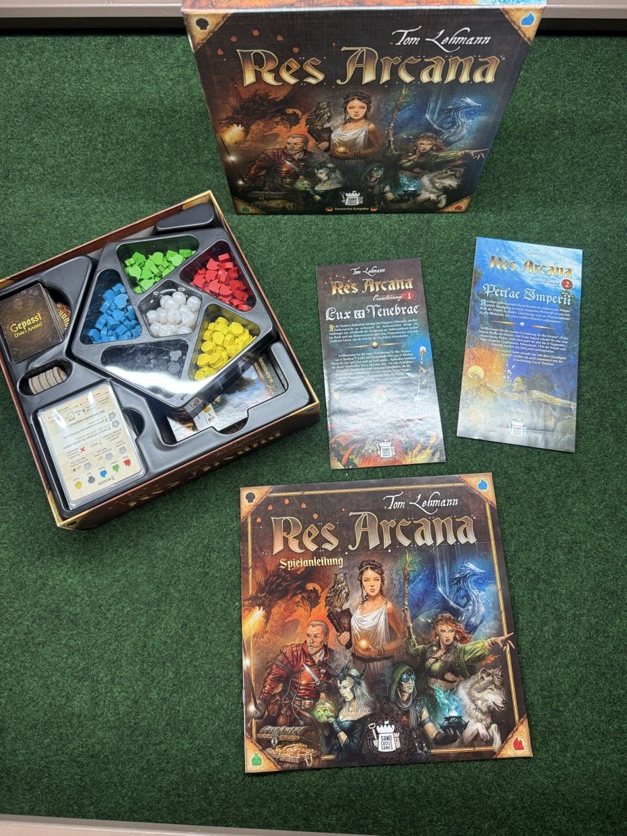 Giochi: Res Arcana inkl. 2 Erweiterungen. – Usato da Hombrechtikon venduto da Harrys3 1