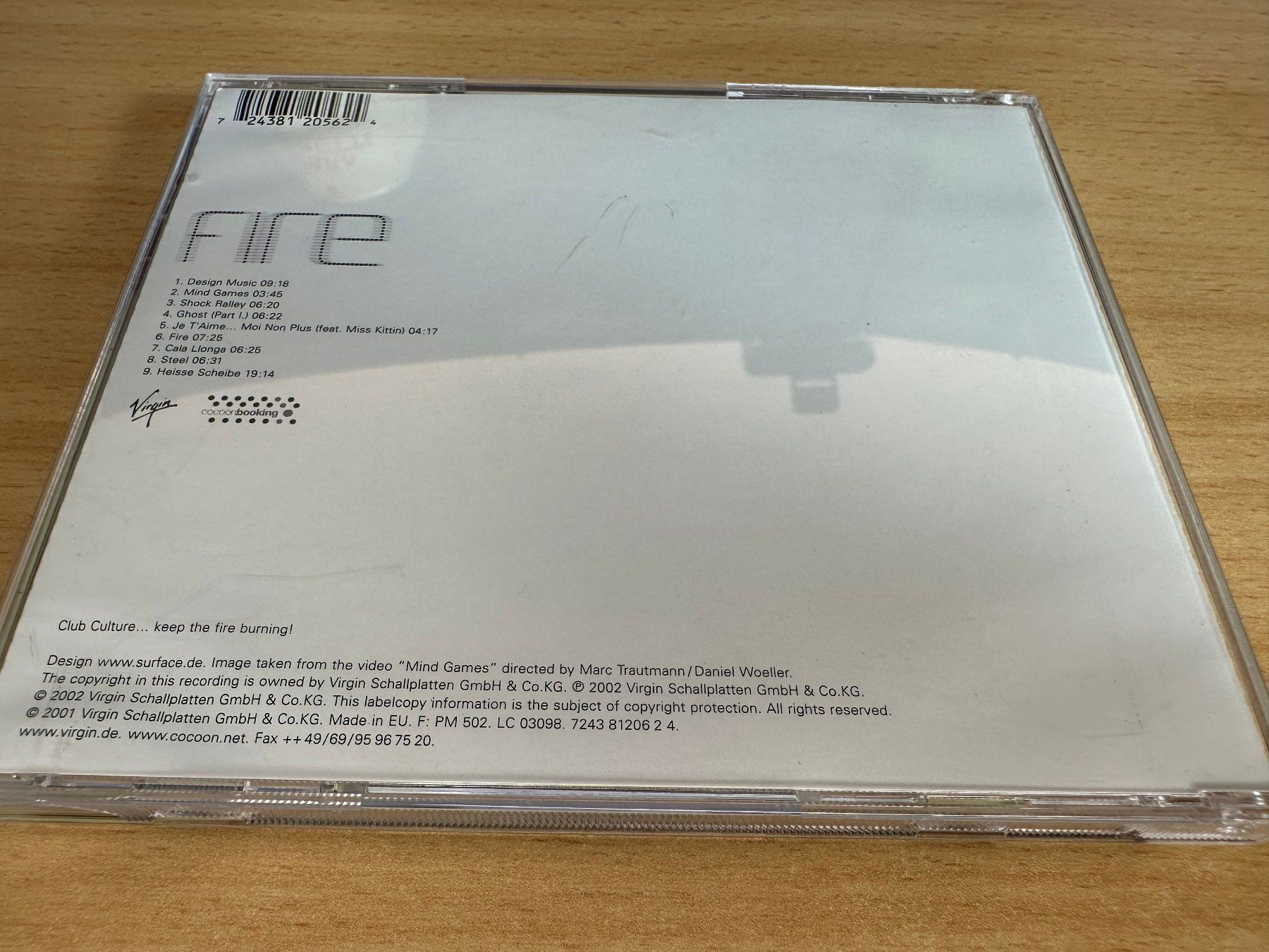 CD: Sven Väth – Fire – Usato da Rikon im Tösstal venduto da Alpenmutz 1