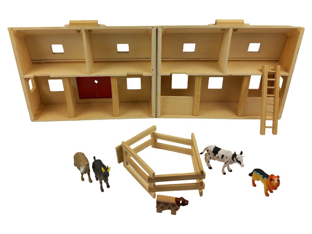 Giocattoli: MELISSA & DOUG Tragbare Holzscheune – Usato da Hünenberg venduto da Restwert_Zug 6