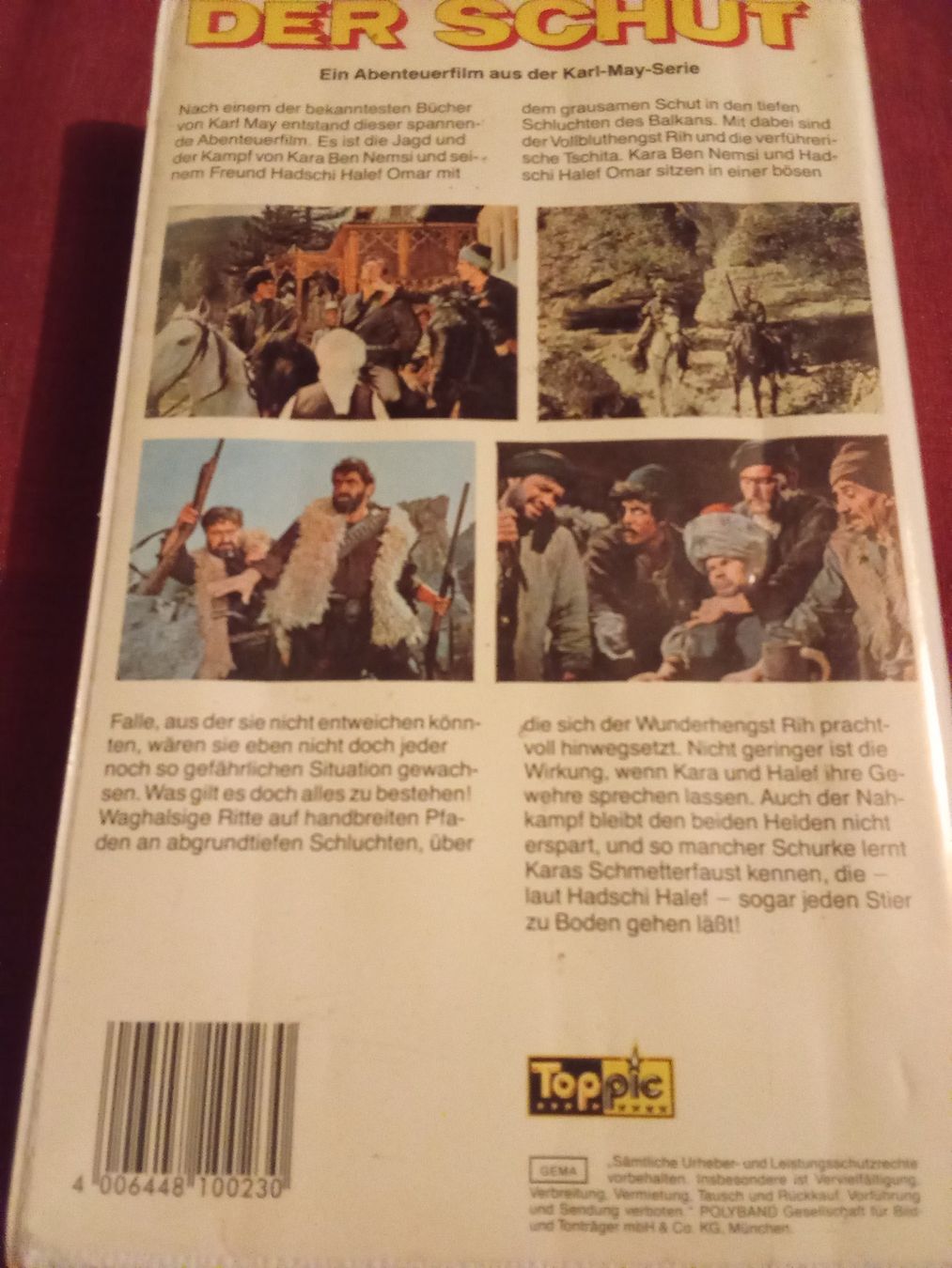 Alle VHS: Der Schut (BRD 1964) Toppic VHS 92110 – Gebraucht aus Remetschwil von Hofiii 1
