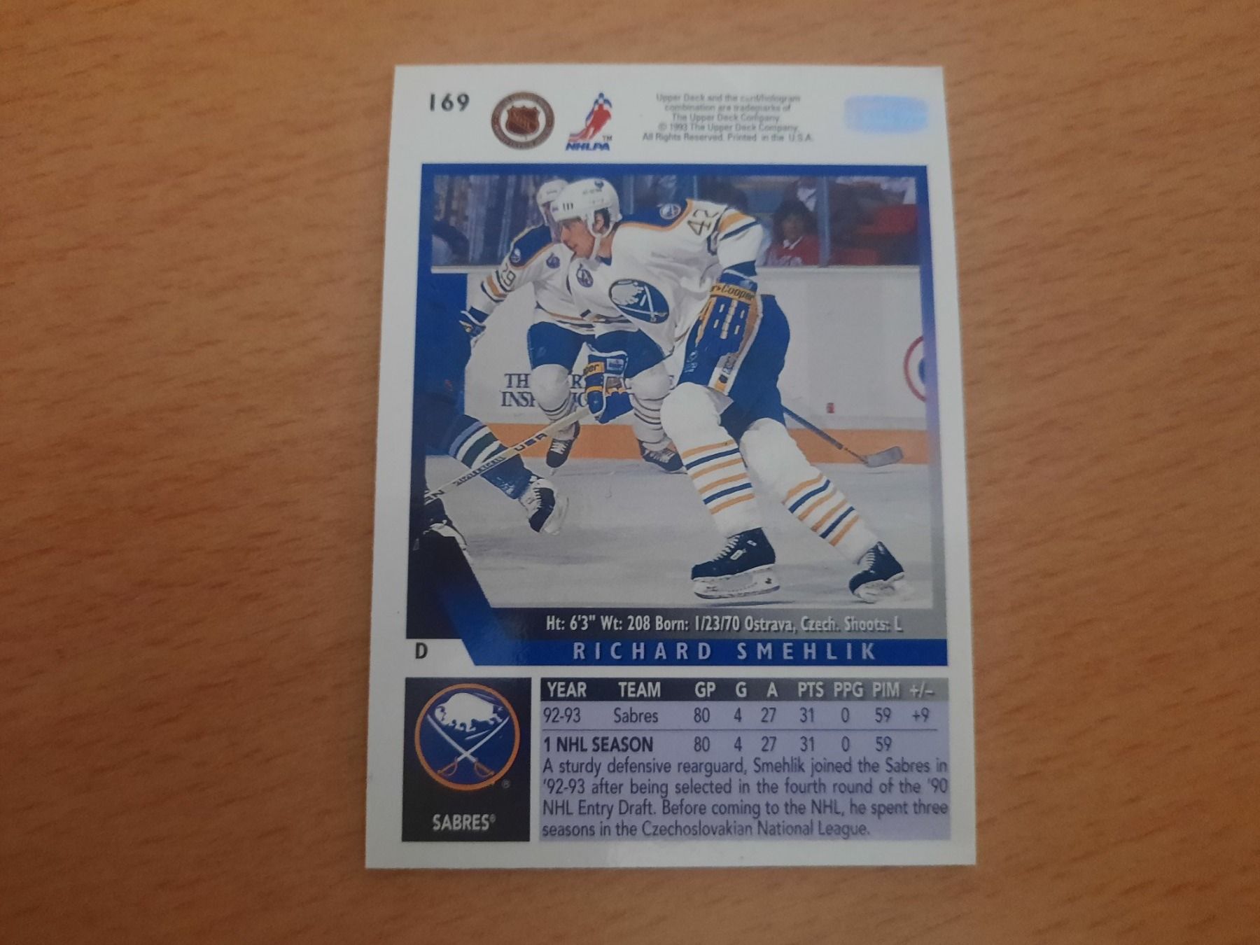 NHL Carte collezionabili: Richard Smehlik / Buffalo Sabres , NHL – Usato da Worben venduto da ersa01 3
