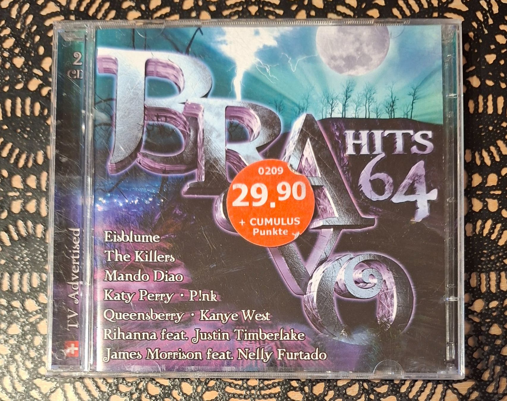 CD: Bravo Hits 64, Doppel CD, 2009, Hit Compilation, Sampler – Usato da Amriswil venduto da Celini3