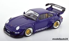 Porsche 911 (993) RWB Rauh-Welt "Furusato" ultraviolett 1:18