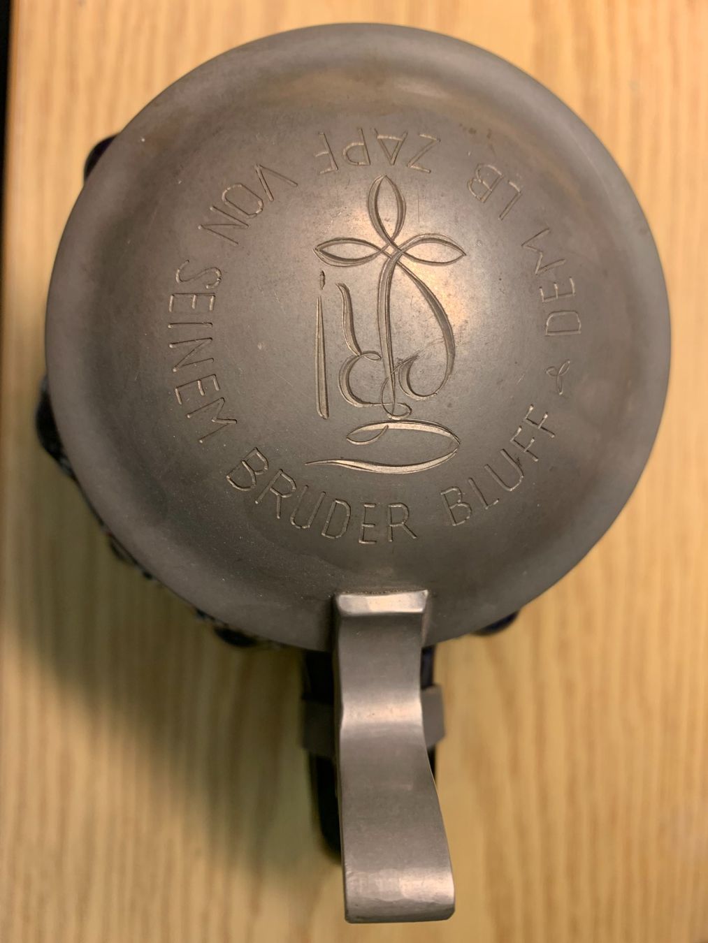 Bicchieri: Bierkrug - Bierhumpen mit Zinndeckel – Usato da Gundetswil venduto da Egro100 5