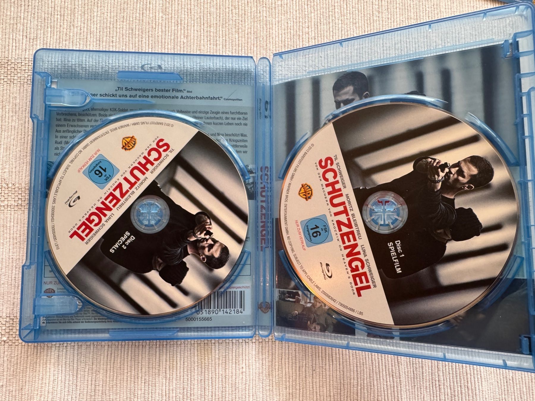 Tutti i DVDs: Schutzengel [Blu-ray] - Til Schweiger, Moritz Bleibtreu – Usato da Arbon venduto da drs64 2