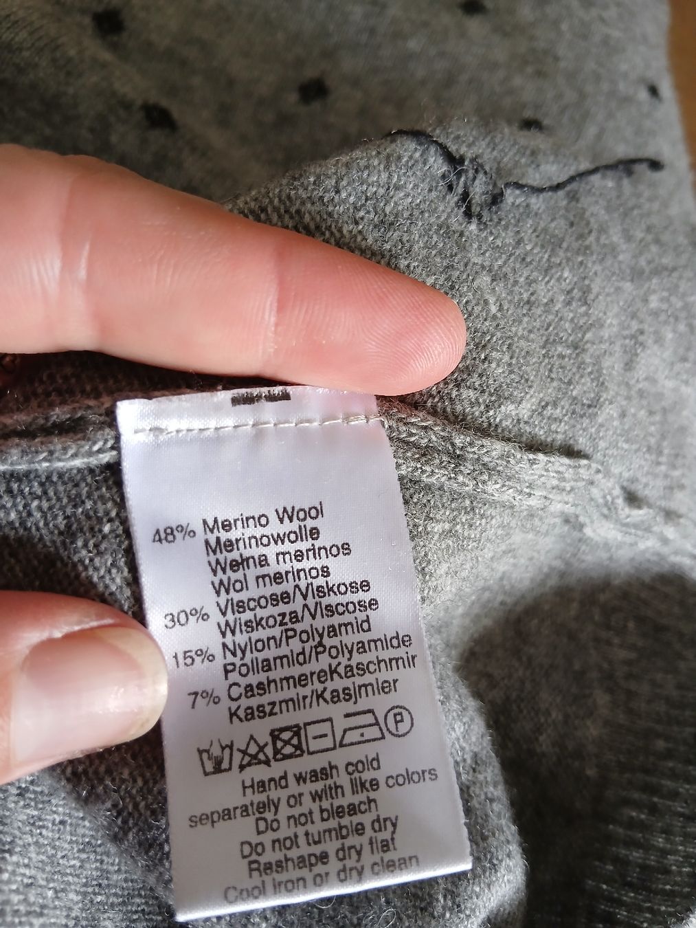 Maglioni & Felpe: Benedetta B merino knitted pullover grey XL – Nuovo (secondo la descrizione) da Wil SG venduto da tre_g2l7 4
