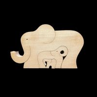 Naef Elefantenfamilie , Design: Sabu Oguro Japan, ca. 1970