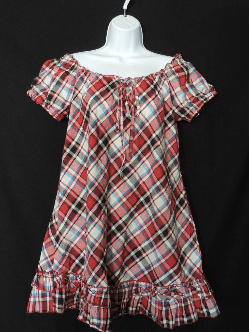 Kleider: robe à carreaux rouge et bleue – Gebraucht aus Genève von Axelle333 1