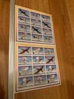 Barbuda Vögel zwei exklusive Bogen Briefmarken