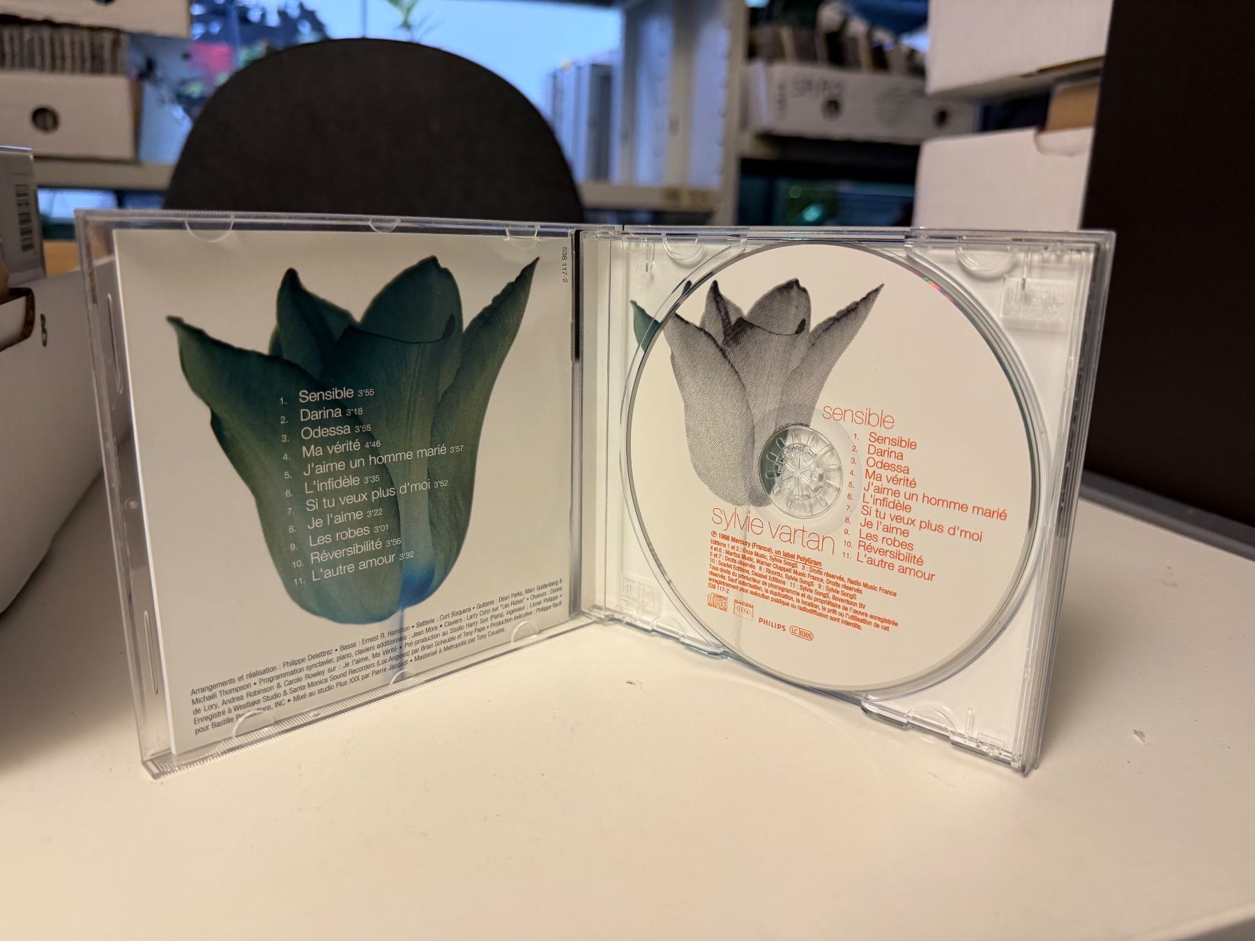 CD: Sylvie Vartan - Sensible - HD23C – Usato da Küsnacht ZH venduto da Jazztilldawn 2