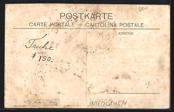 Cartes postales: AK Interlaken, Maison Egger, Brügger – D'occasion à Berlin par bartko-reher 1