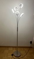 Moderne LED Stehlampe Chrom mit 5 Leuchten gebraucht