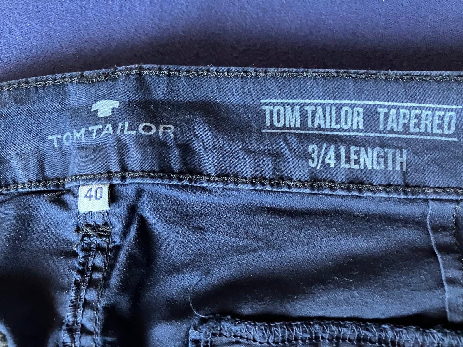 Tom Tailor Pantaloni: Tom Tailor Damen 3/4-Hose, Farbe Blau, Gr. 40 – Nuovo (secondo la descrizione) da Einsiedeln venduto da zue_82pm 2