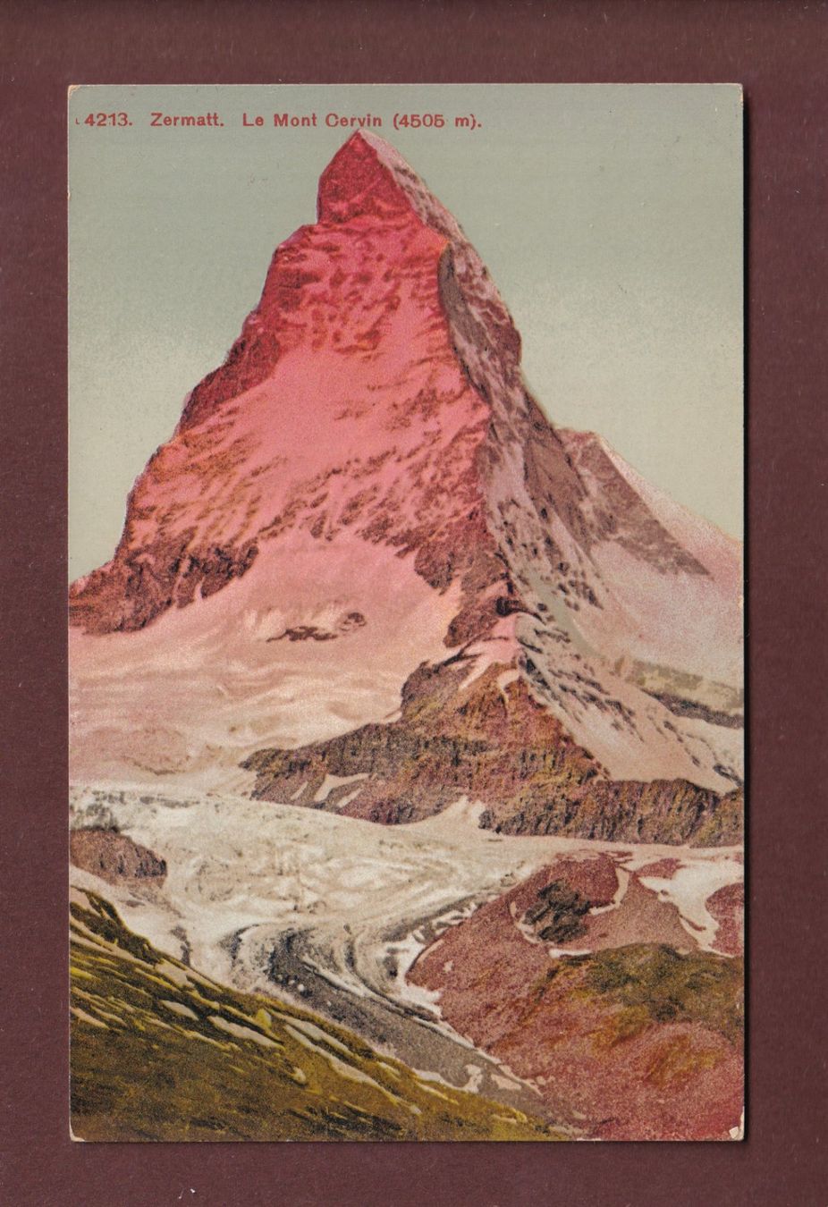 Cartoline postali: CERVIN / MATTERHORN – Usato da Pully venduto da nicecards-shop
