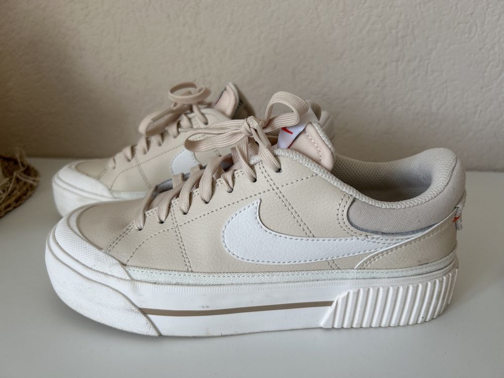 Nike Sneaker beige 38 Plateau (Neu (gemäss Beschreibung)) in