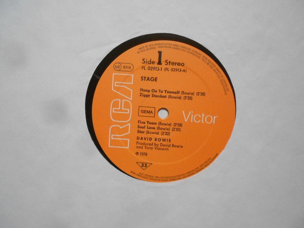 Vinyles: DAVID BOWIE  -  STAGE – D'occasion à Bex par Giorgiob 5