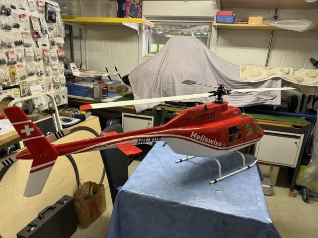 Vario Helicopter Modellismo RC: JET RANGER HELISWISS 1800mm – Usato da Sempach venduto da Wewa1 7