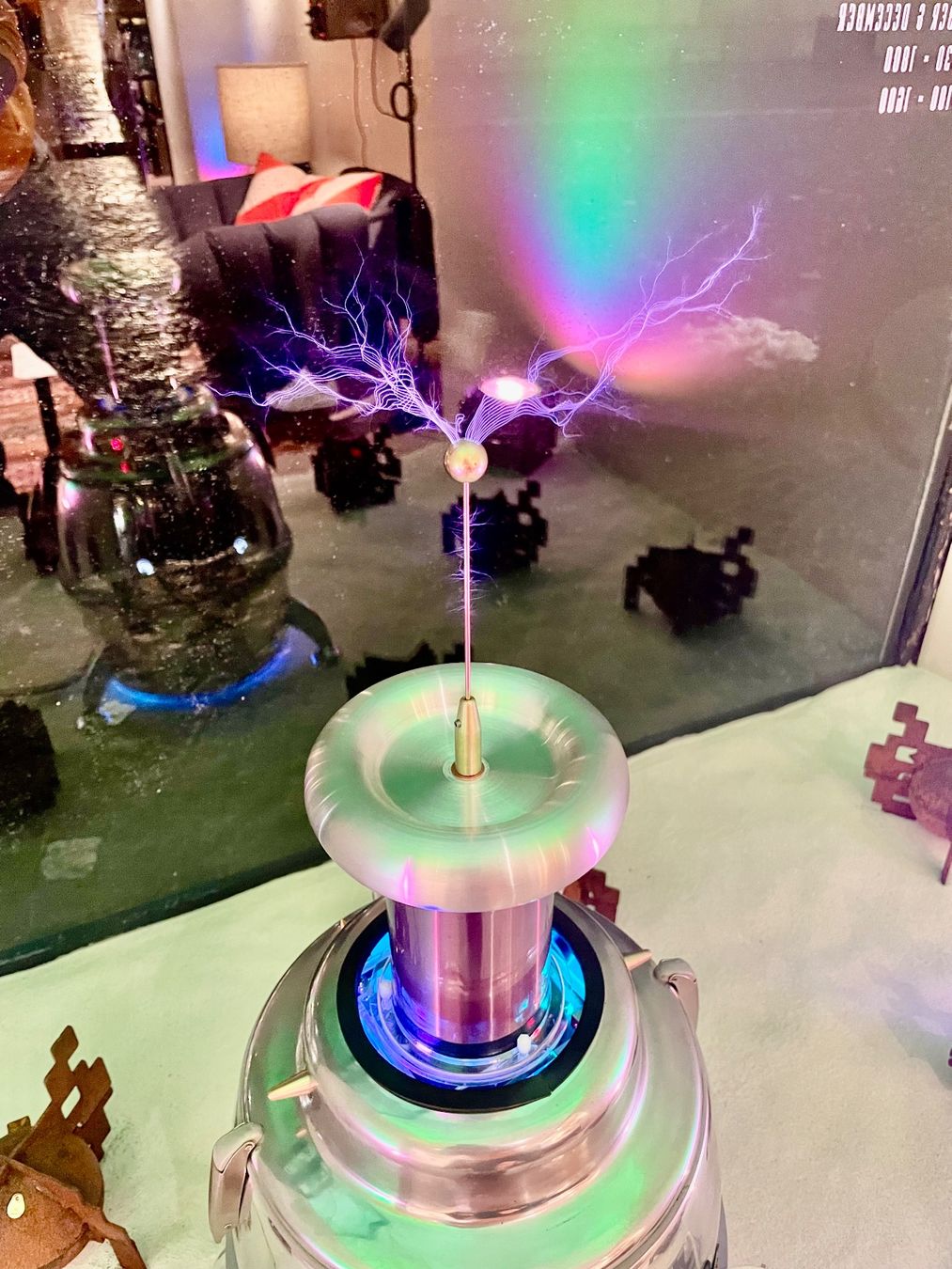 Sculture & Statue: Tesla-Spule mit Kabelbedienung (Ca. 20cm Lichtbogen) – Nuovo (secondo la descrizione) da Lüsslingen venduto da kyriles 1
