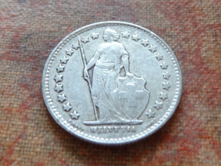Alle Münzen: 1/2 Fr. 1952  (A) – Gebraucht aus Romanel-sur-Lausanne von Swift13 1