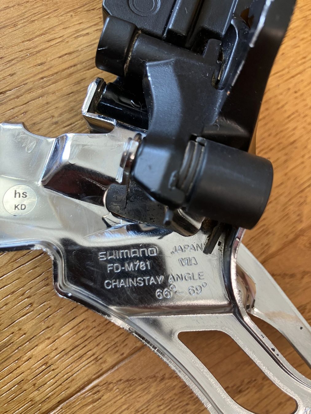 Pezzi di ricambio: Shimano Deore XT FD M781 Umwerfer Anlötsockel – Usato da Obermumpf venduto da Estrela67 3