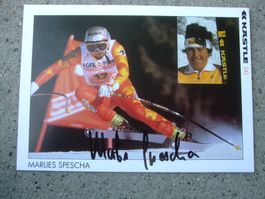 MARLIES SPESCHA (CH) SKISTAR AUTOGRAMMKARTE