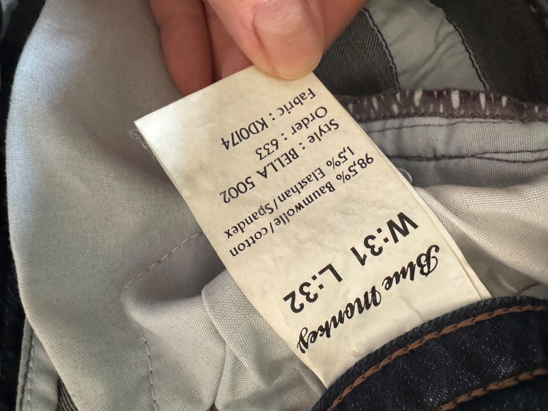 Jeans: Blue Monkey Jeans, Grösse 31 - eher 29 – Usato da Hombrechtikon venduto da tvogel 4