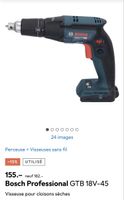 Visseuse Bosch Professional GTB 18V-45 comme neuf