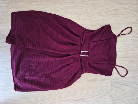 Superbe Robe Cocktail WalG – Bordeaux Époustouflant – Taille