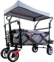 FUXTEC faltbarer Bollerwagen CT-800 grau