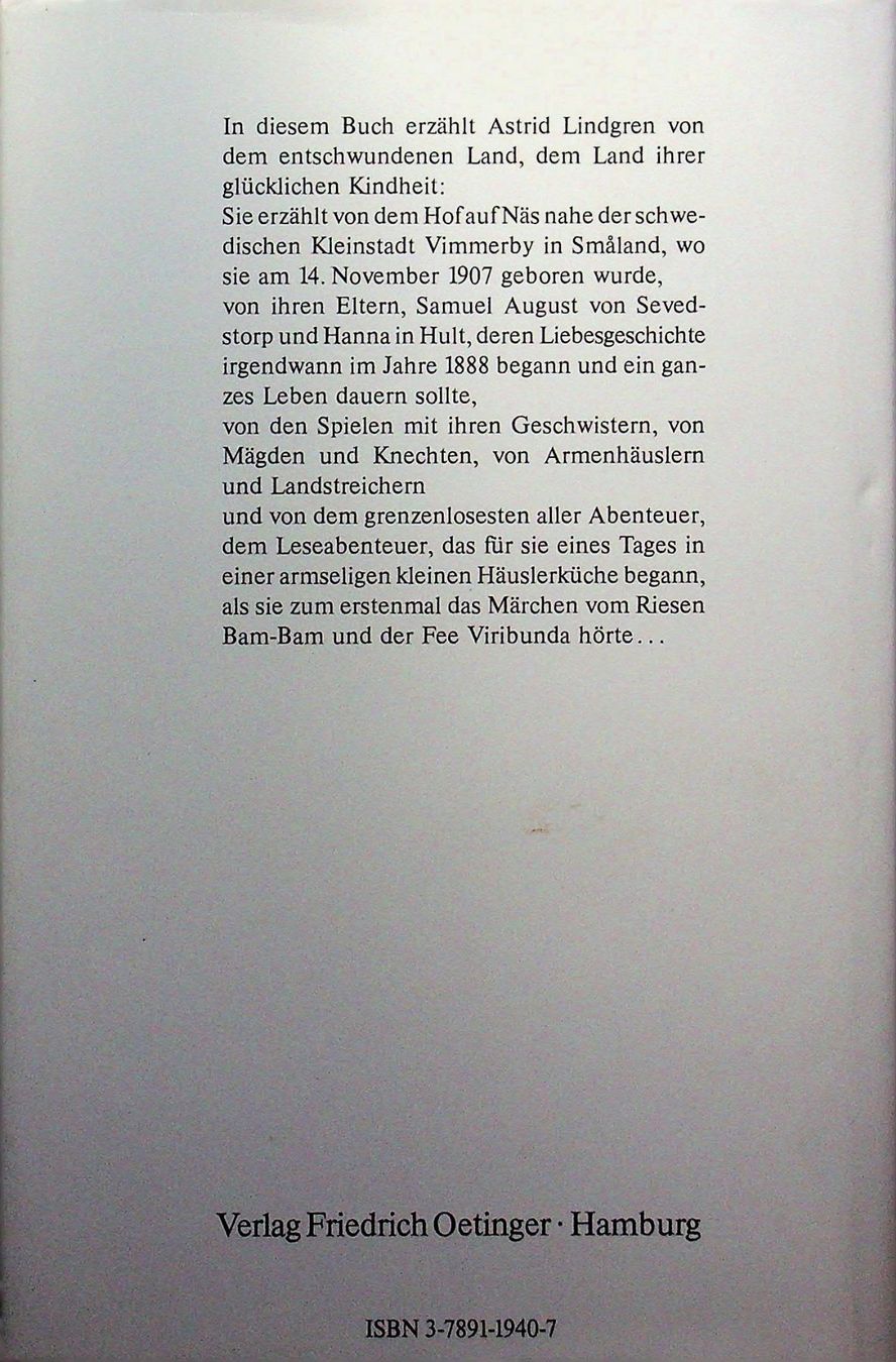 Libri: Astrid Lindgren Das entschwundene Land – Usato da Reitnau venduto da Zaomir 1