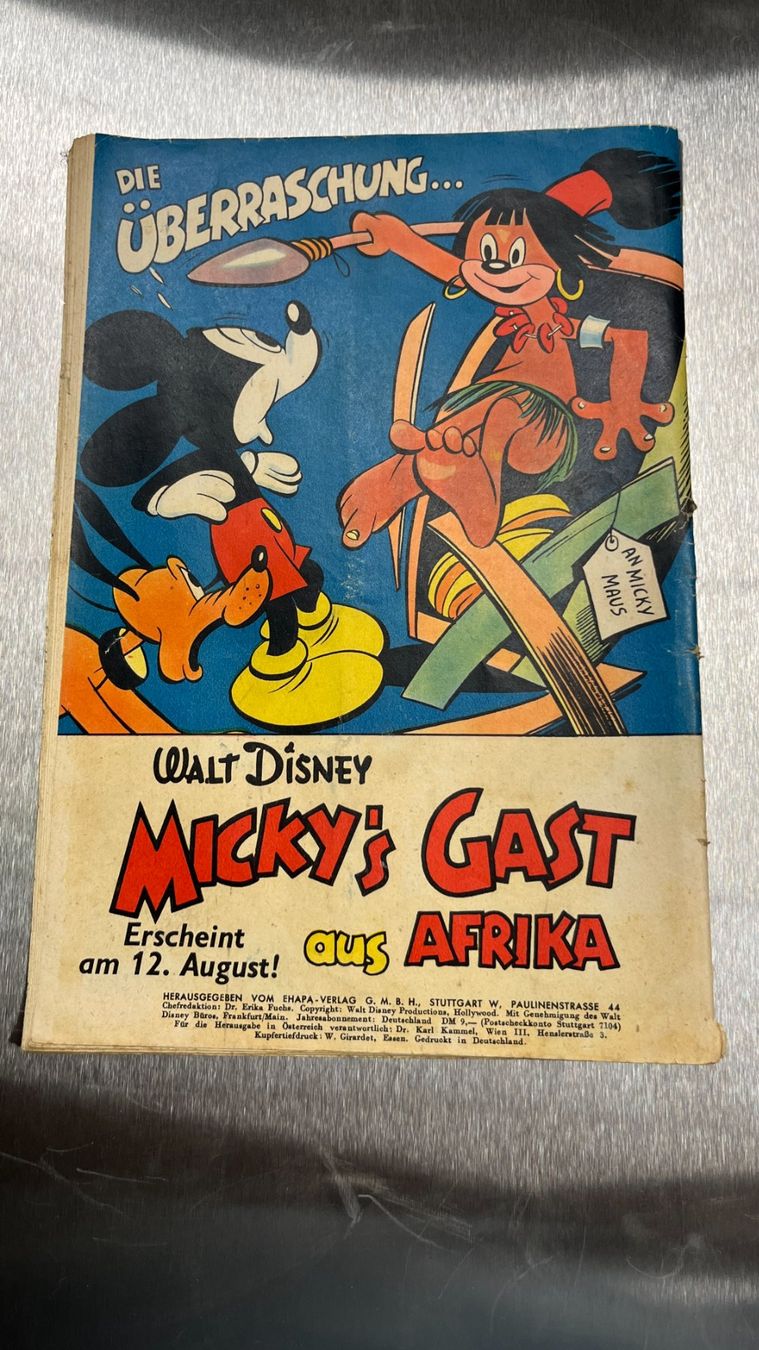 BD: Walt Disney Mickey Maus Comic Nr. 8 - August 1953 – D'occasion à Bern par daskannweg 1