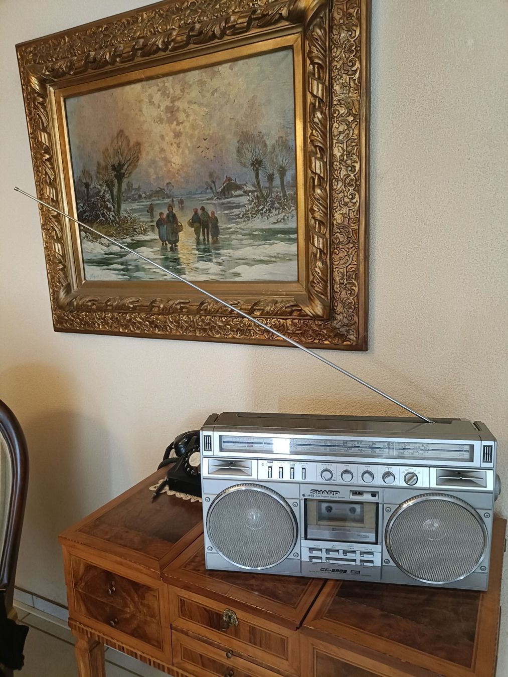 Sharp Radios: Sharp GF-8989, Ghettoblaster, Stereokassettenrekorder – D'occasion à Untersiggenthal par Hexennase 1