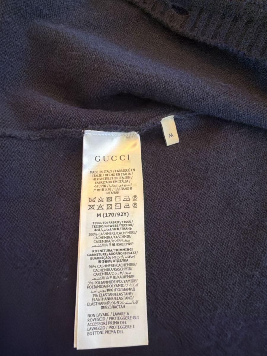 Gucci Giacche: Original Gucci Strickjacke Dunkelblau – Usato da Dornach venduto da profi-shopper 3