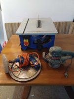 Tischfräse Scheppach + 1 Rutscher Bosch + 1 Bohrmaschine