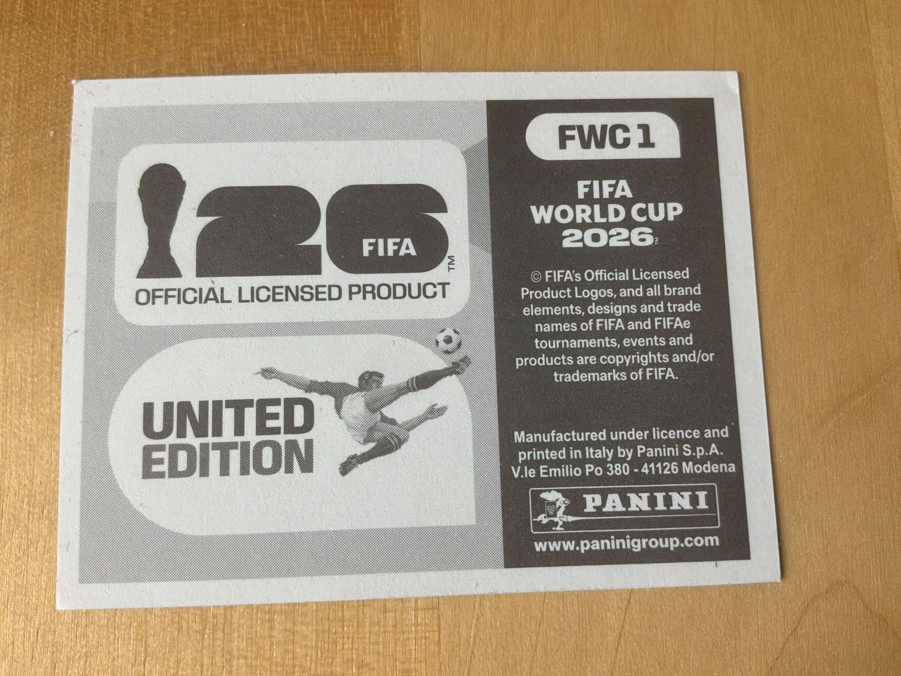 Panini Cartes à collectionner: FWC 1 Panini Sticker – Neuf avec emballage d'origine à Lugano par sguramedai55 1