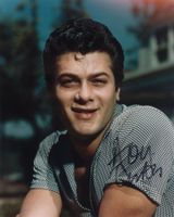 Original Autogramm TONY CURTIS auf Großfoto († 2010)