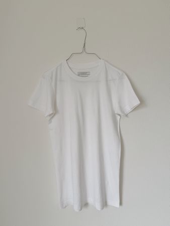 Muji – T-shirt Basic in Cotone Bianco, XS