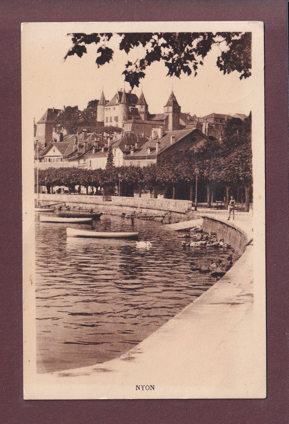 Cartes postales: NYON - Quai - Château - 1928 – D'occasion à Pully par nicecards