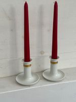 2 schöne kleine Porzellankerzenständer, Royal Copenhagen