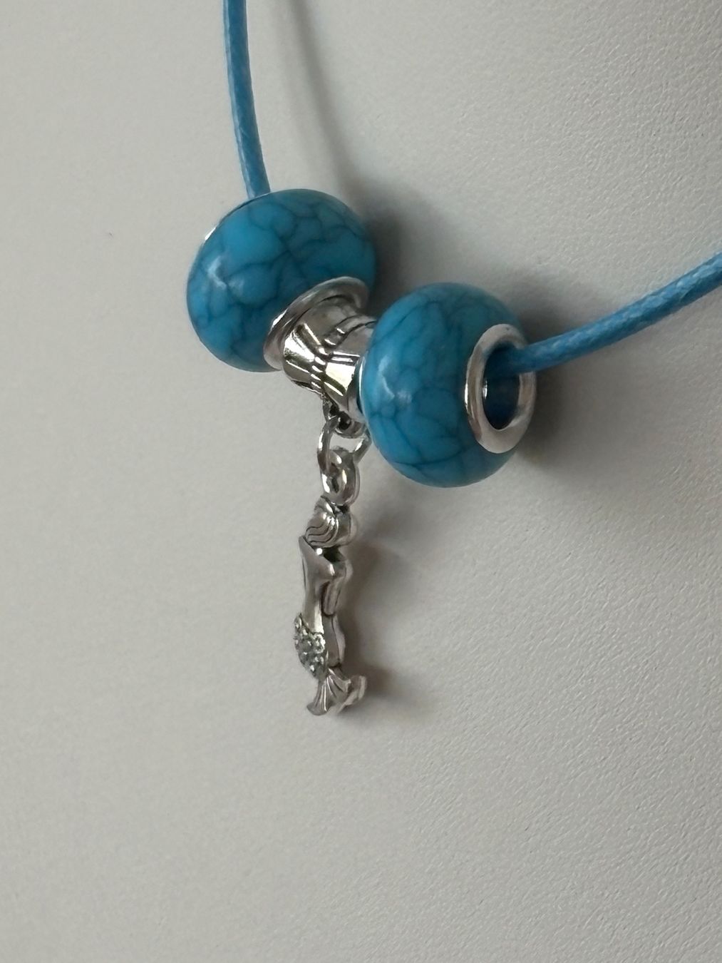 Catenine: Kette  mit Anhänger blau – Nuovo (secondo la descrizione) da Biel-Bienne venduto da Roserosse13 2
