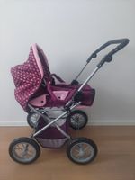 Puppenwagen Bayer City Star Pflaume mit Einhorn