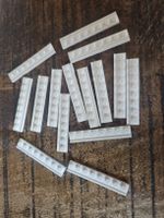 lego 4510 lot de 15 pièces White Plate, Modified 1 x 8