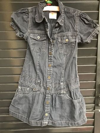 Mädchen Jeans Kleid 122