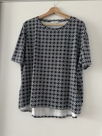 Brax Shirt Style Cally Gr M blau/weiss