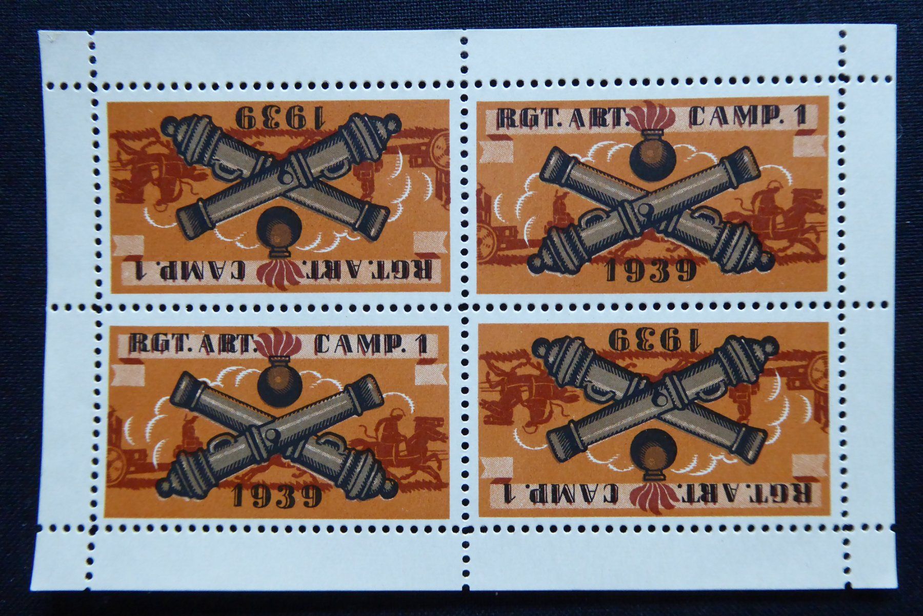 Alle Briefmarken: (m340) Artillerie Wit 7a/3 ** – Gebraucht aus Basel von scholle50
