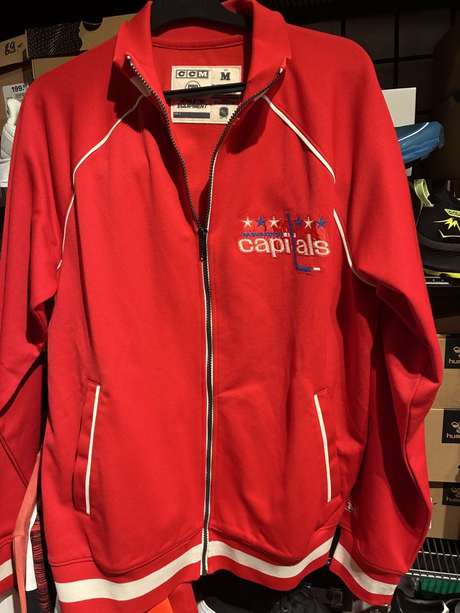 Vestes: CCM Washington Capitals Track Jacket Rot, Grösse M, Neu! – Neuf avec emballage d'origine à Zürich par Msirco