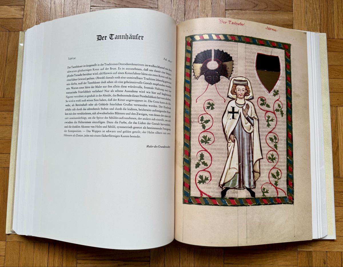 Libri: BUCH SÄMMTLICHE MINIATUREN DER MANESSE LIEDERHANDSCHRIFT – Nuovo (secondo la descrizione) da Lausanne venduto da joltei 8