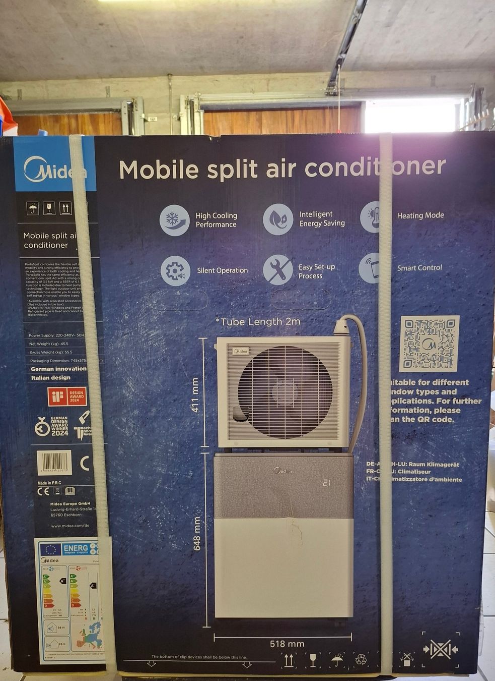Midea Climatiseurs: Midea Porta-Split BTU 12000 – Neuf avec emballage d'origine à Wegenstetten par Mrico0 1