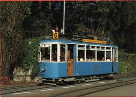 ZÜRICH Städtische Strassenbahn - Tram No. 6 - Hauptbahnhof